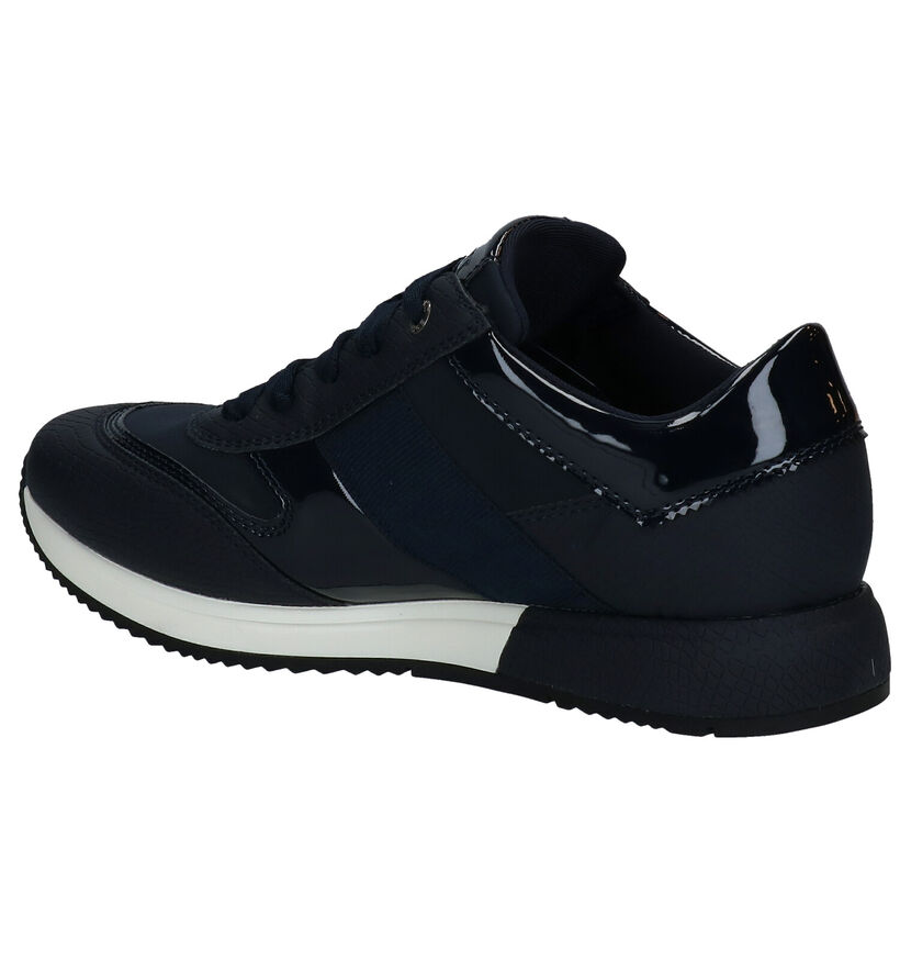 Esprit Mallorca Blauwe Sneakers in kunstleer (280473)