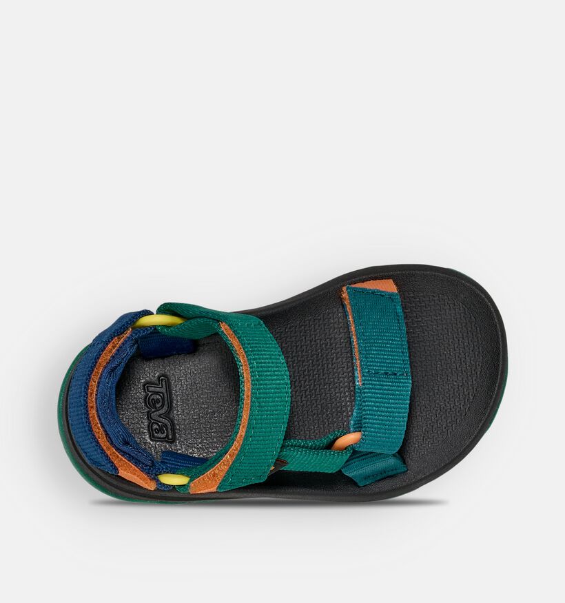 Teva Hurricane Chaussures d'eau en Vert/Multi pour filles, gar&ccedil;ons (370327)