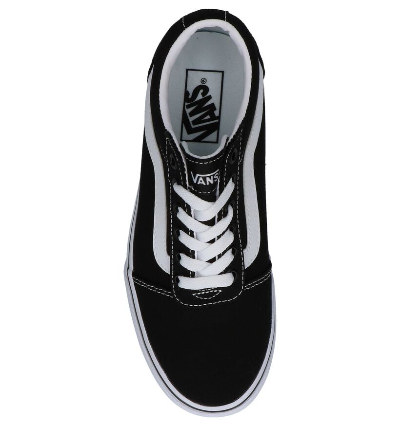 Vans Ward Platform Zwarte Skate Sneakers voor dames (317792)