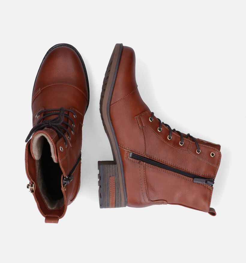 Mustang Cognac Bottines voor dames (313787)