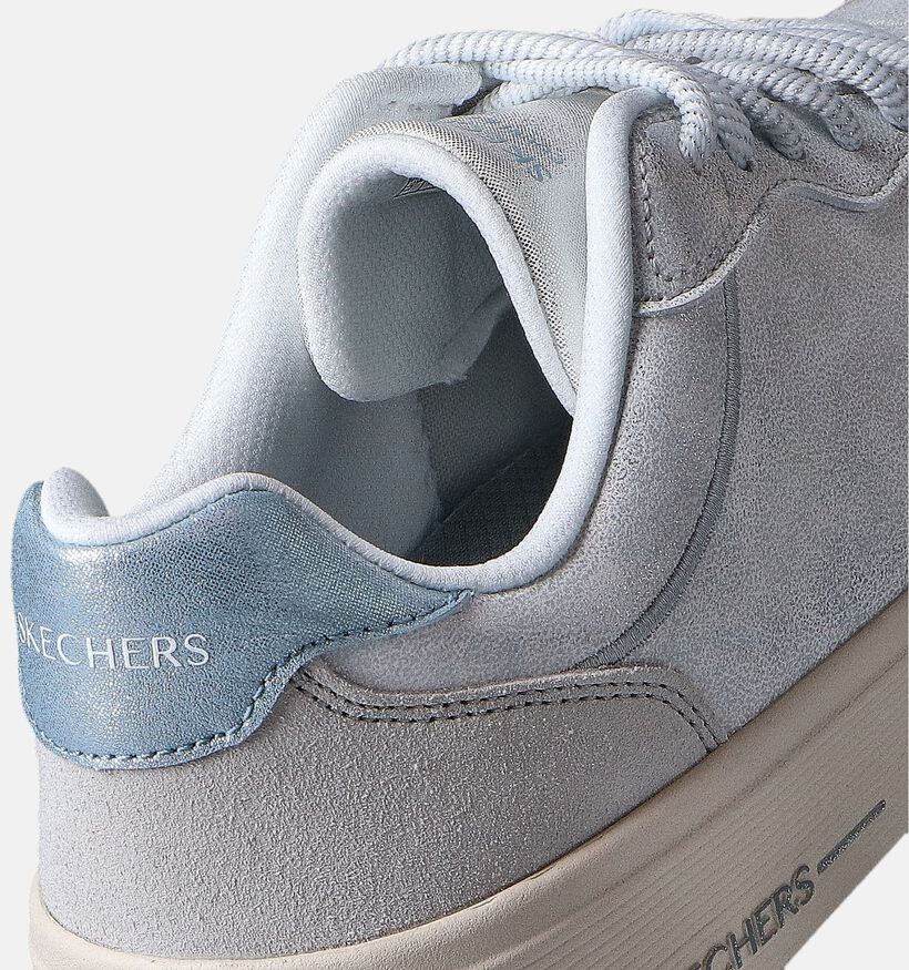 Skechers Hiland Shimmering Splendid Grijze Sneakers voor dames (351906) - geschikt voor steunzolen