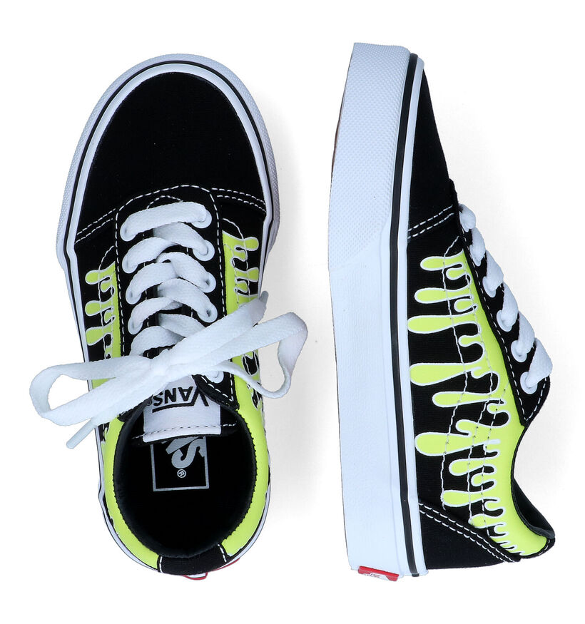 Vans Ward YT Zwarte Sneakers voor jongens (317526)