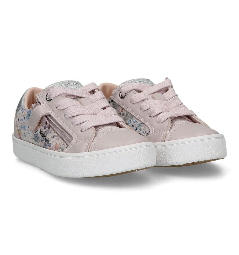 Geox Kilwi Baskets en Rose pour filles (320641) - pour semelles orthopédiques