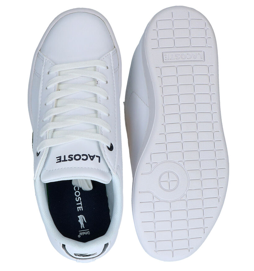 Lacoste Carnaby Evo Chaussures à lacets en Blanc en cuir (289809)