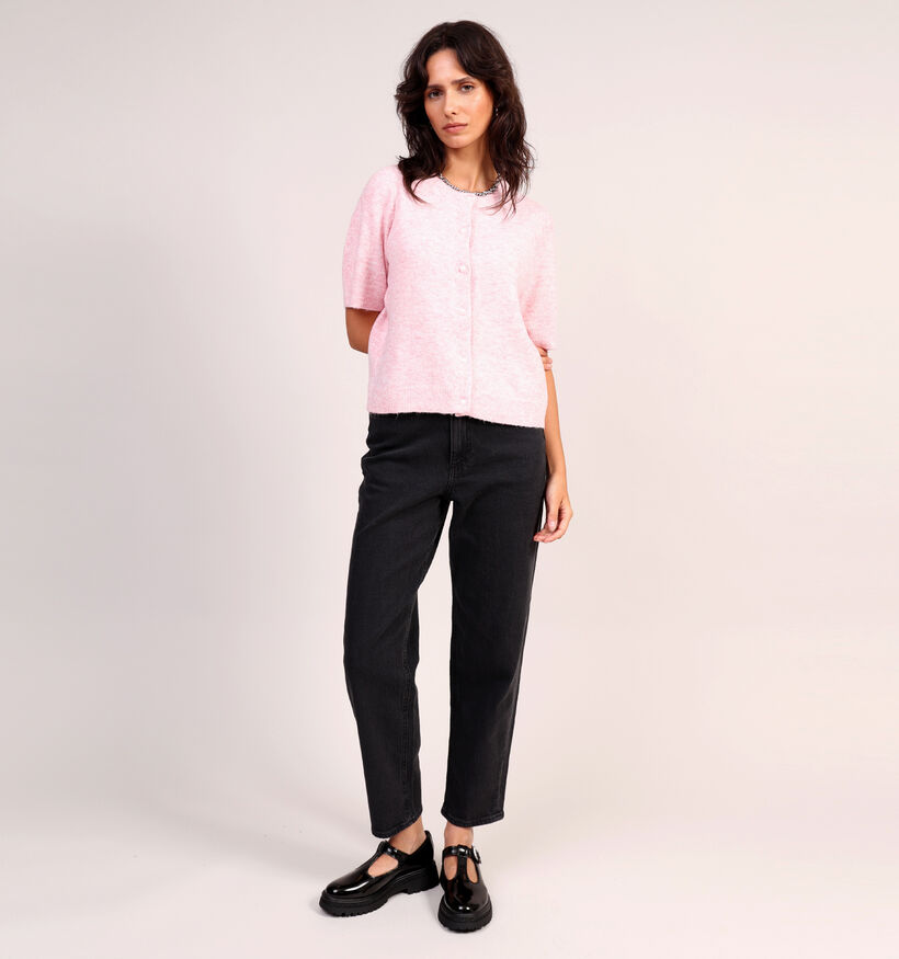 Vila Isebora Roze Cardigan met Halflange Mouwen voor dames (366150)