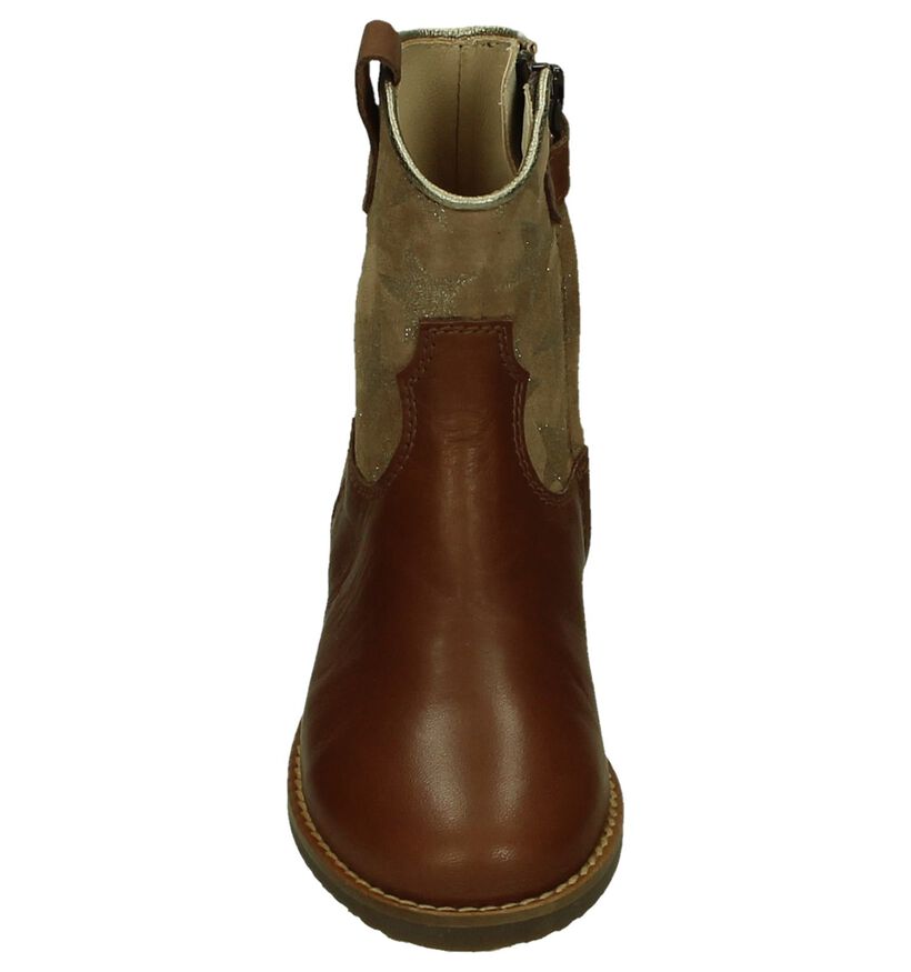 Beberlis Bottes basses en Cognac en cuir (203446)