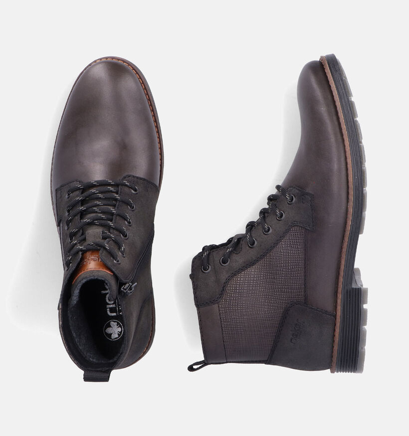 Rieker Boots à lacets en Gris pour hommes (347449)
