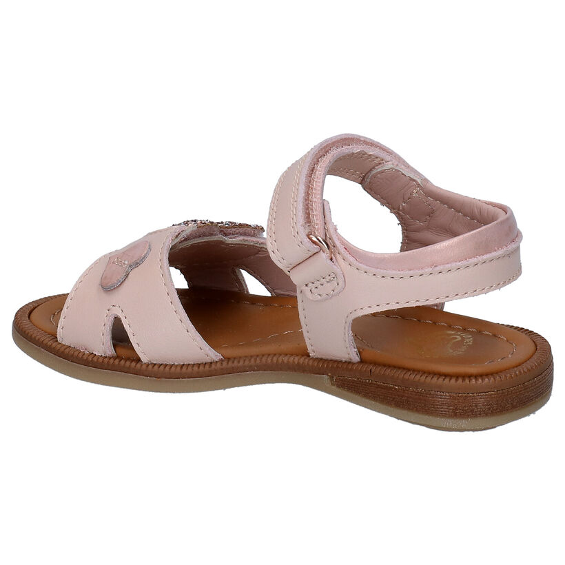 STONES and BONES Zeart Roze Sandalen in leer (291799)