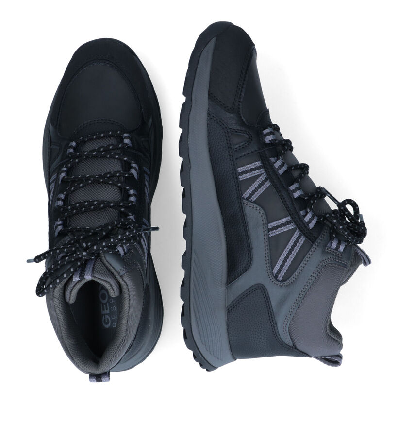 Geox Terrestre Chaussures de randonnée en Bleu en simili cuir (313677)