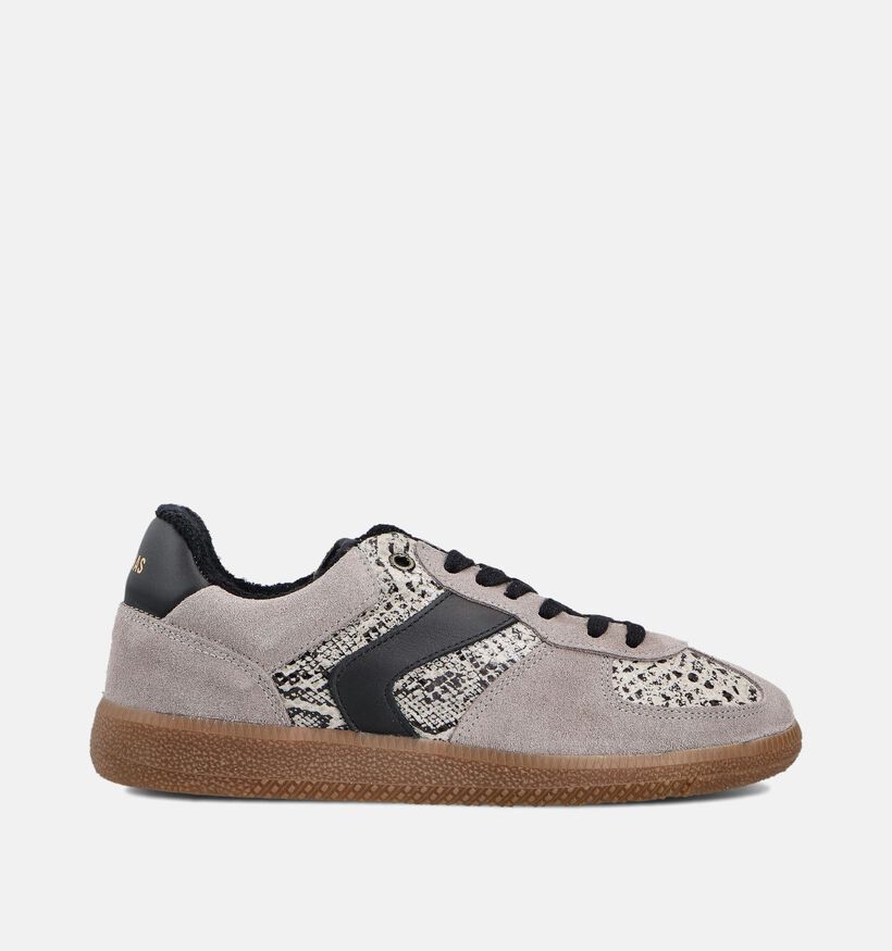 Verbenas Sora Snake Grijze Sneakers voor dames (364407) - geschikt voor steunzolen