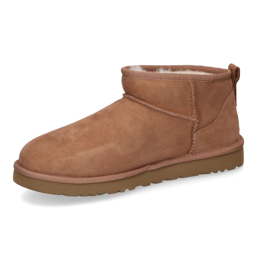 UGG Classic Ultra Mini Bottes en Cognac pour hommes (313989)