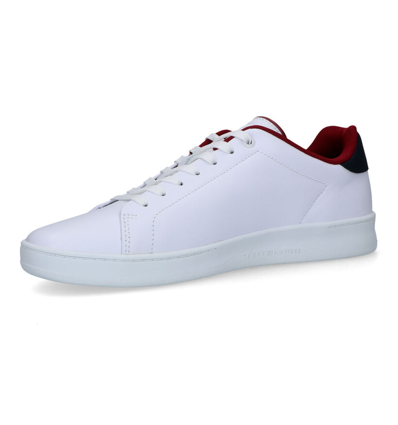 Tommy Hilfiger Court Baskets en Blanc pour hommes (321222)