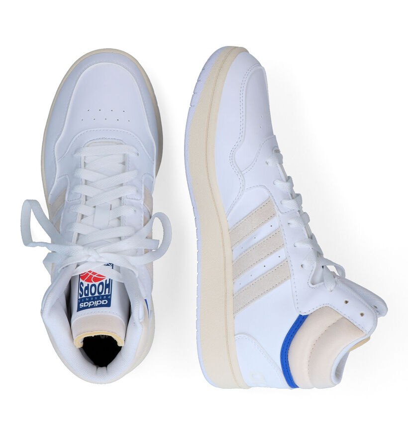 adidas Hoops 3.0 Witte Sneakers voor heren (319078) - geschikt voor steunzolen