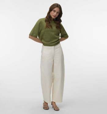 Vero Moda Pulls Beige/Vert