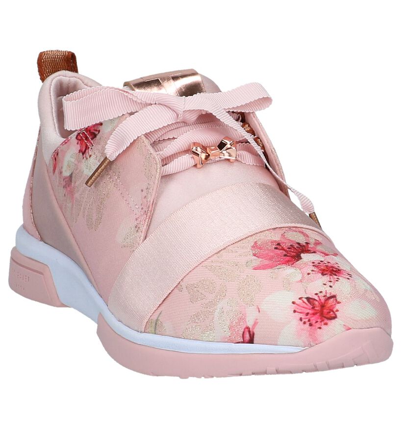 Lage Geklede Sneakers Ted Baker Roze, , pdp