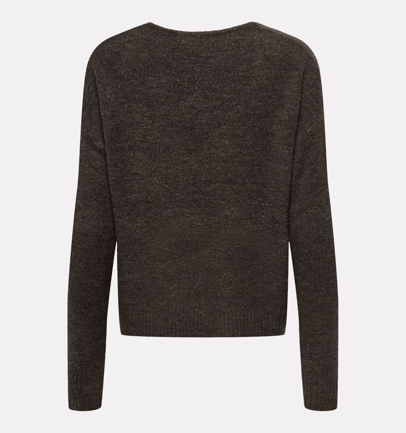 JDY Elanora Pull en Brun fonc&eacute; pour femmes (378315)