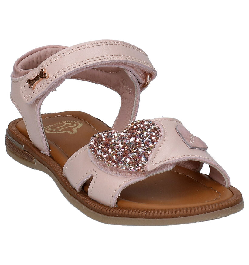 STONES and BONES Zeart Roze Sandalen in leer (291799)
