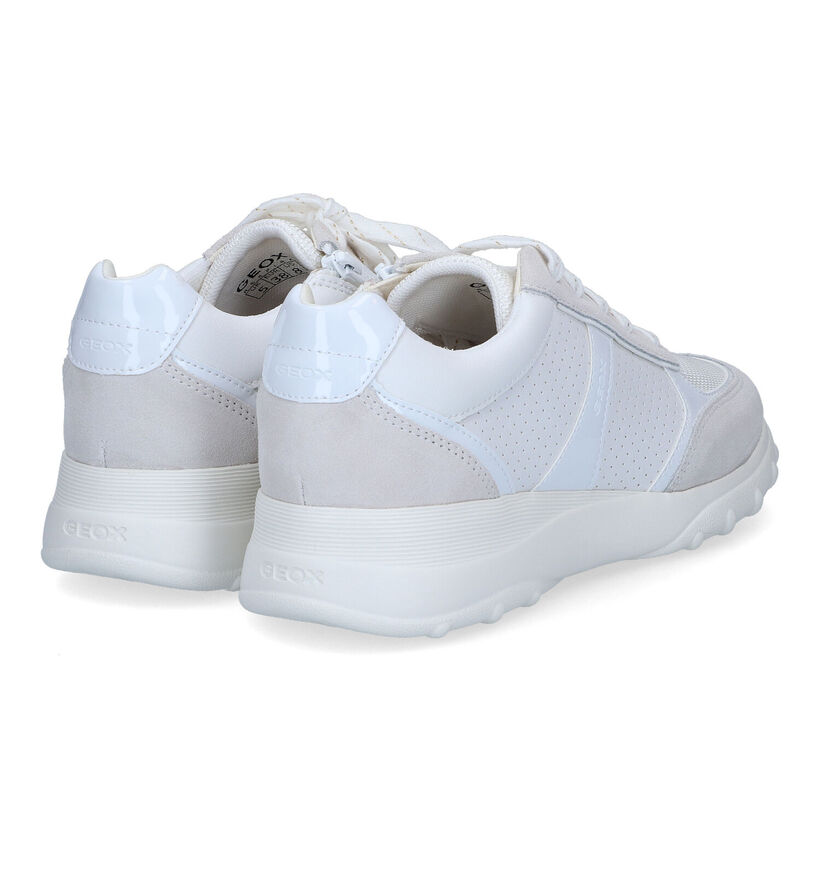 Geox Alleniee Baskets en Blanc pour femmes (311574) - pour semelles orthopédiques