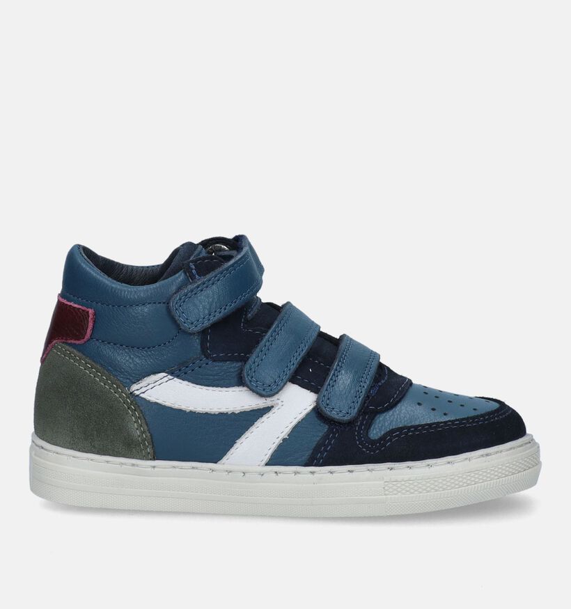 Little David Varek Chaussures à velcro en Bleu pour garçons (332626)