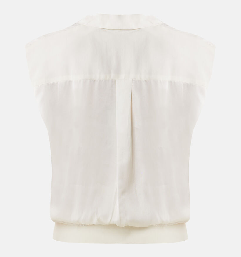 Mexx Chemise sans manches en Écru pour femmes (358557)