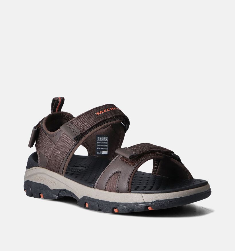 Skechers Tresmen Ryer Sandales en Marron pour hommes (354576)