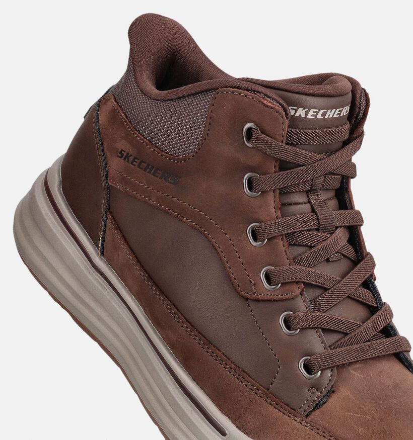Skechers Sterling Rogan Bruine Slip-ins voor heren (378013) - geschikt voor steunzolen