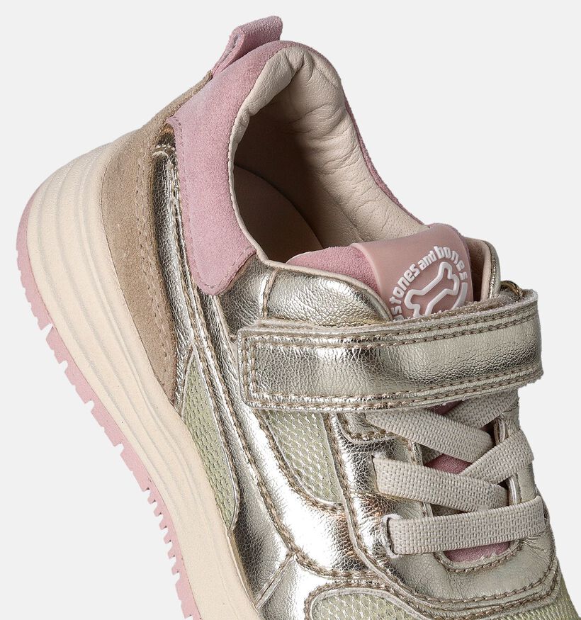 STONES and BONES Swiki Gouden Sneakers voor meisjes (352673) - geschikt voor steunzolen