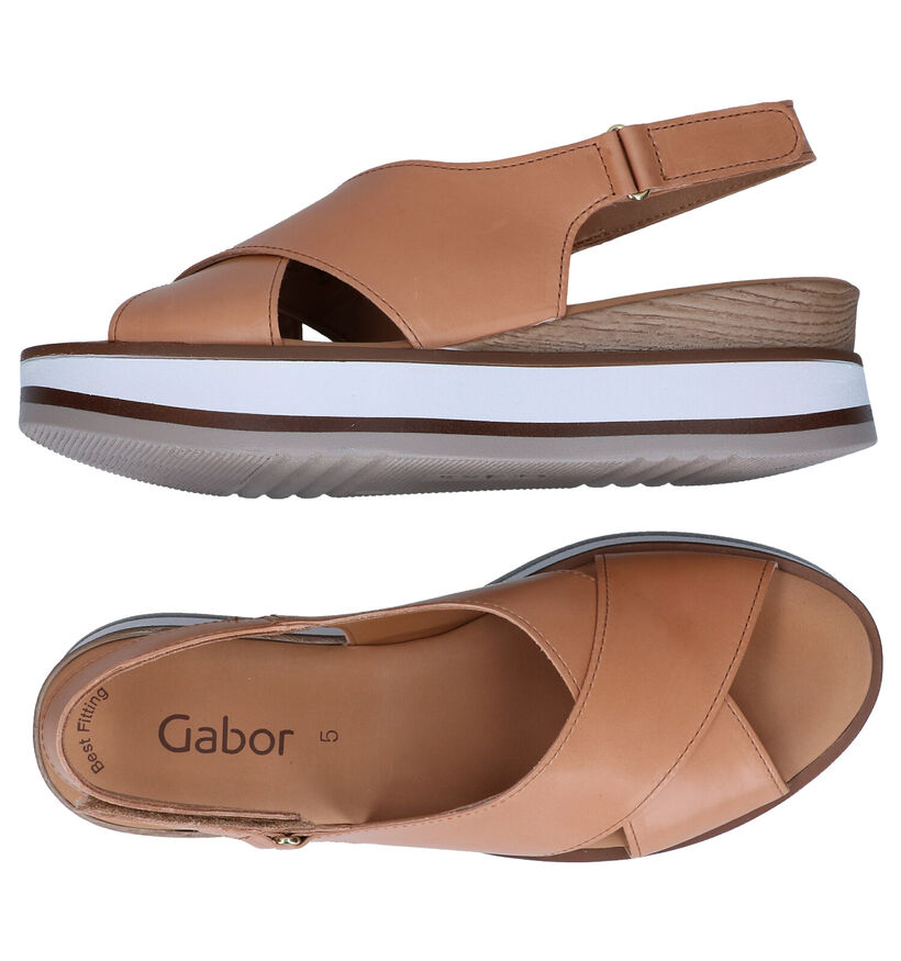 Gabor Best Fitting Ecru Sandalen voor dames (287941)