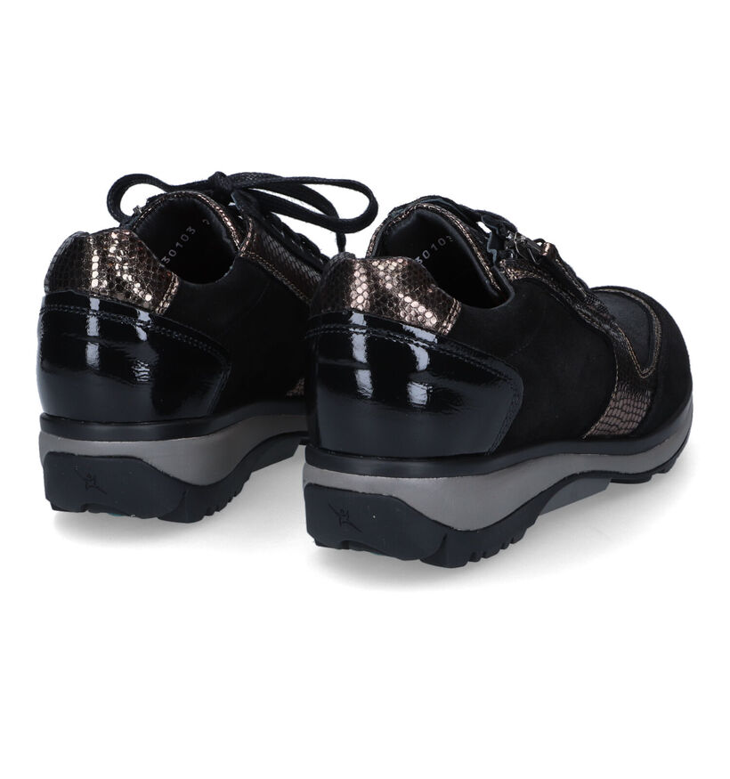 Xsensible Wembley Zwarte Sneakers voor dames (332377) - geschikt voor steunzolen