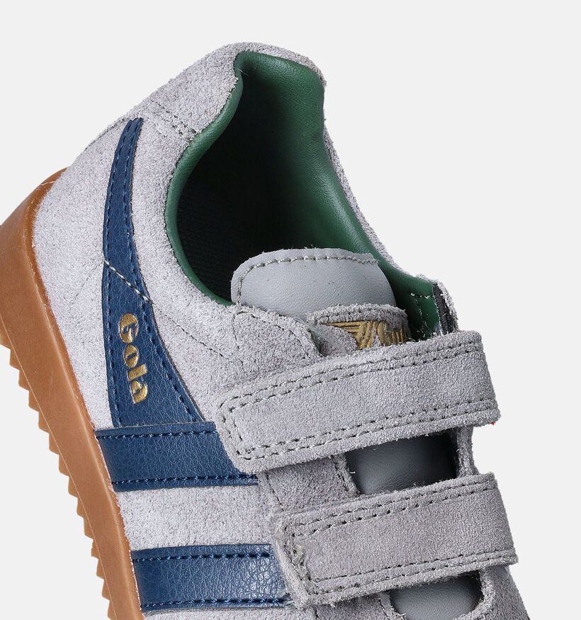 Gola Harrier Strap Grijze Velcroschoenen voor jongens, meisjes (362408)