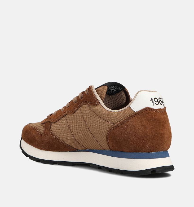 Sun68 Tom Solid Bruine Sneakers voor heren (361797) - geschikt voor steunzolen