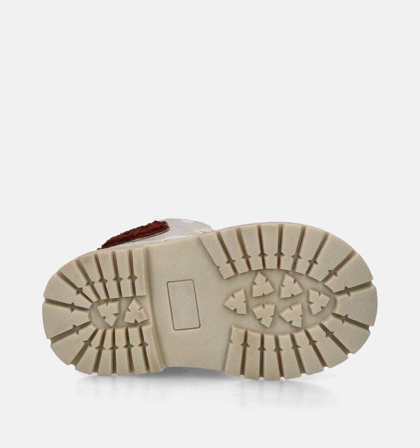 Milo & Mila Boots pour bébé en Écru pour filles (346931) - pour semelles orthopédiques