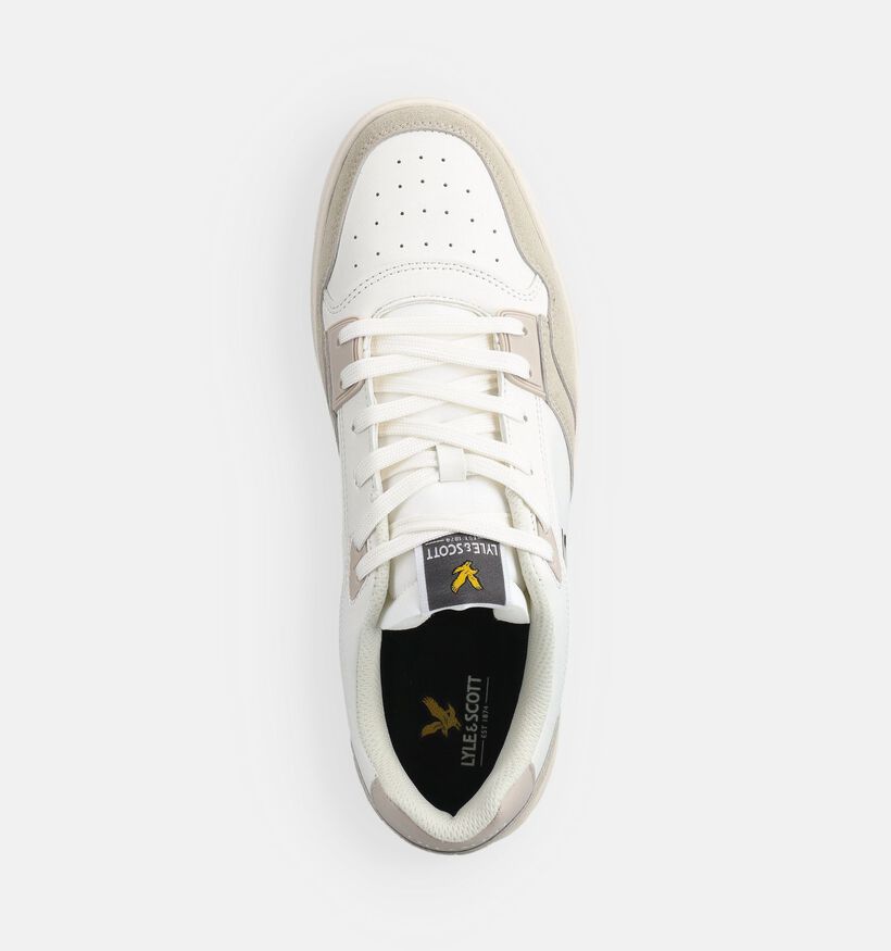 Lyle & Scott Callum Witte Sneakers voor heren (369047) - geschikt voor steunzolen