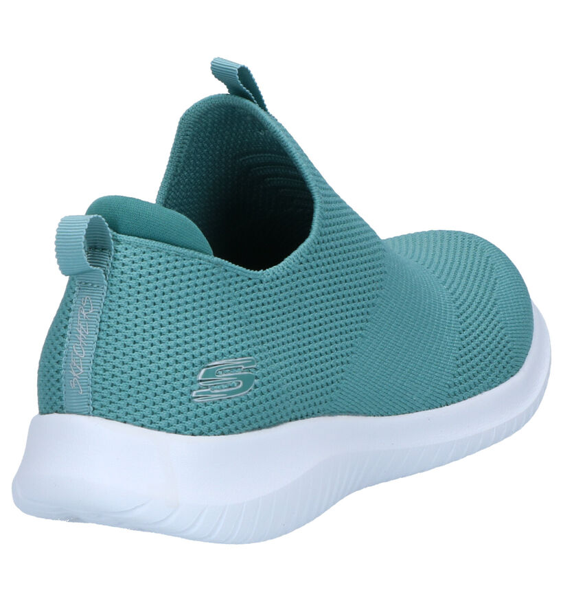 Skechers Ultra Flex First Take Zwarte Slip-on Sneakers voor dames (310629) - geschikt voor steunzolen