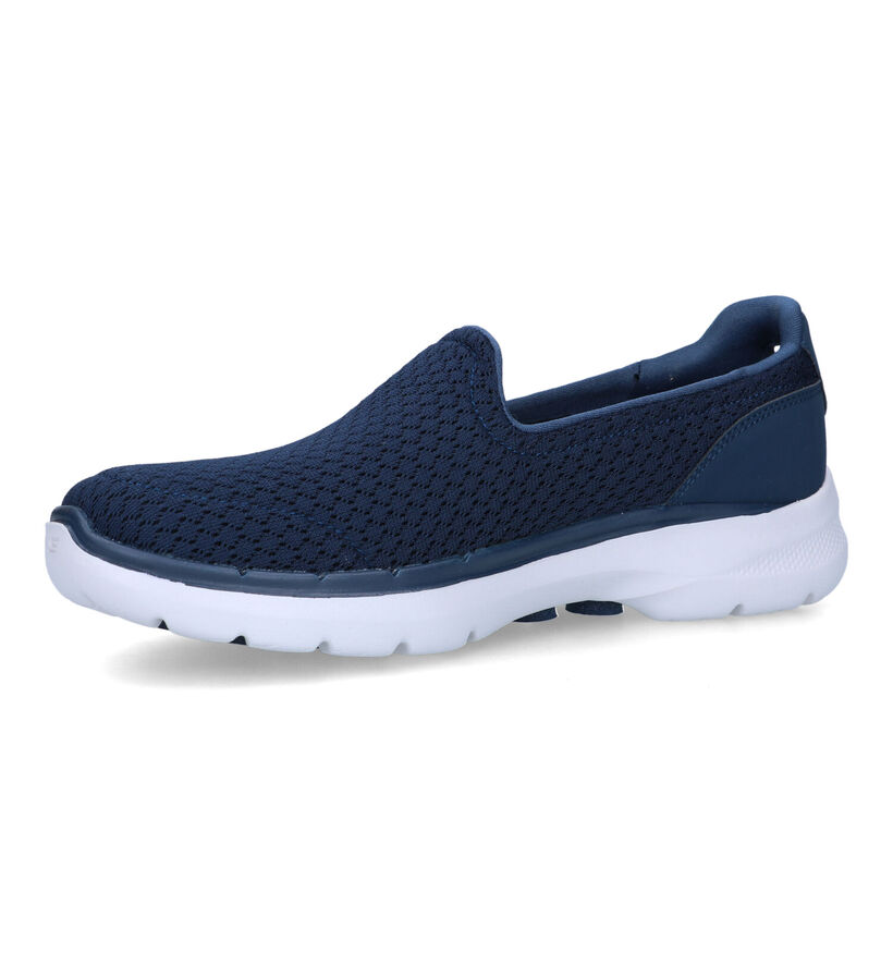 Skechers Go Walk 6 Mocassins en Bleu pour femmes (305301)