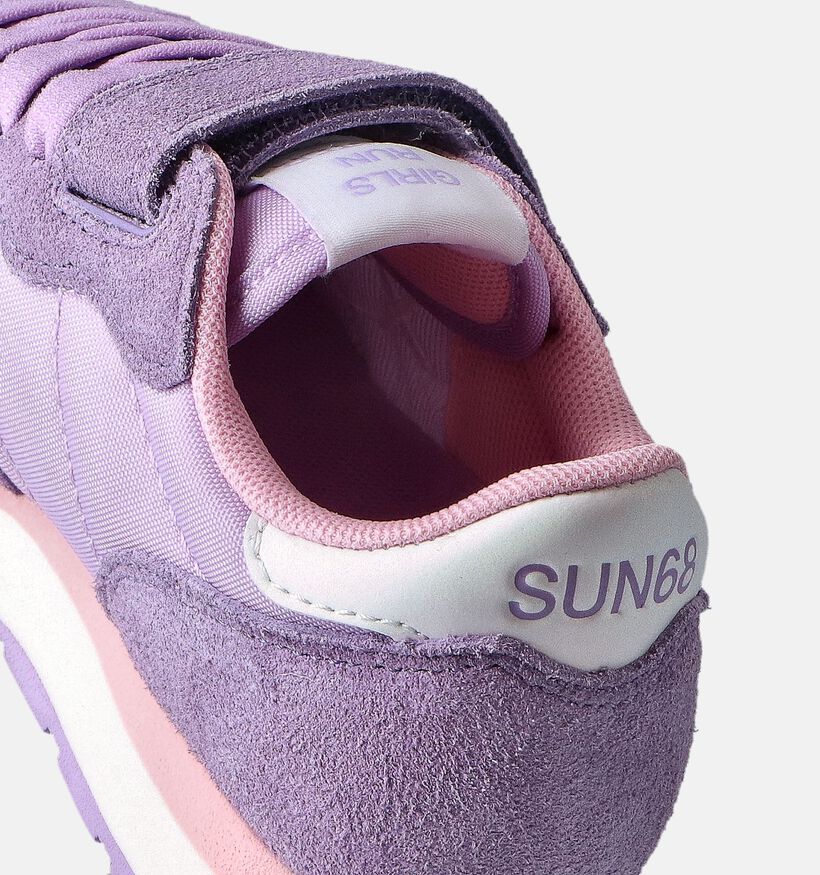 Sun68 Ally Solid Lila Sneakers voor meisjes (362457) - geschikt voor steunzolen