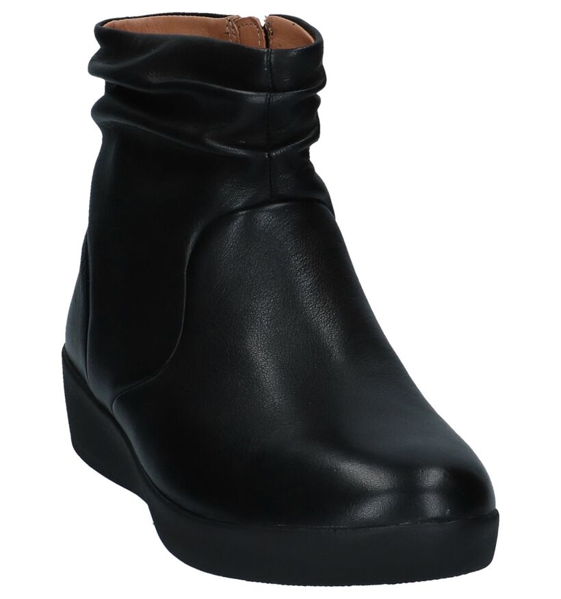 FitFlop Bottillons en Noir en cuir (225578)