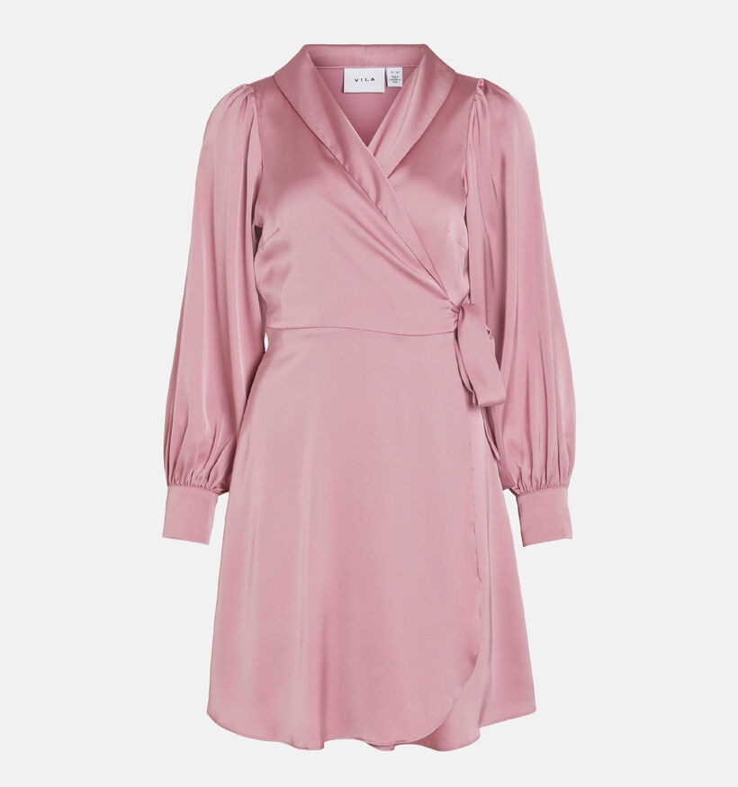 Vila Viena Ravenna Wrap Robe en Rose pour femmes (335454)