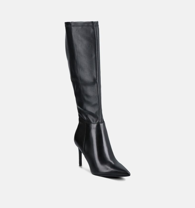 Tamaris Stretch Zwarte Lange Laarzen met Naaldhak voor dames (378962)