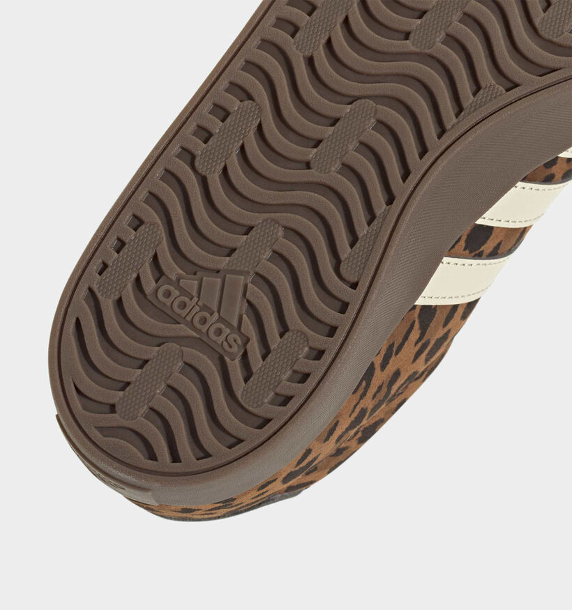 adidas VL Court 3.0 Baskets sportives en Marron pour femmes (366722) - pour semelles orthop&eacute;diques