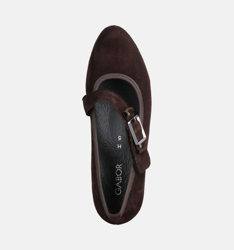 Gabor Comfortschoenen Bruin voor dames (380037) - geschikt voor steunzolen