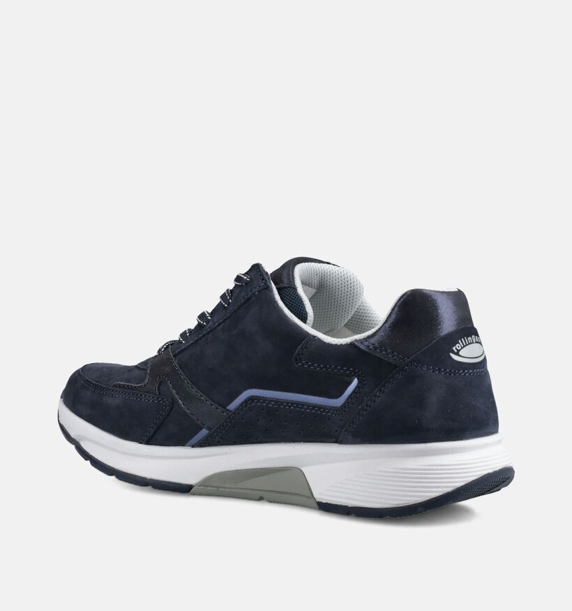 Gabor Rollingsoft Donkerblauwe Sneakers voor dames (369499) - geschikt voor steunzolen