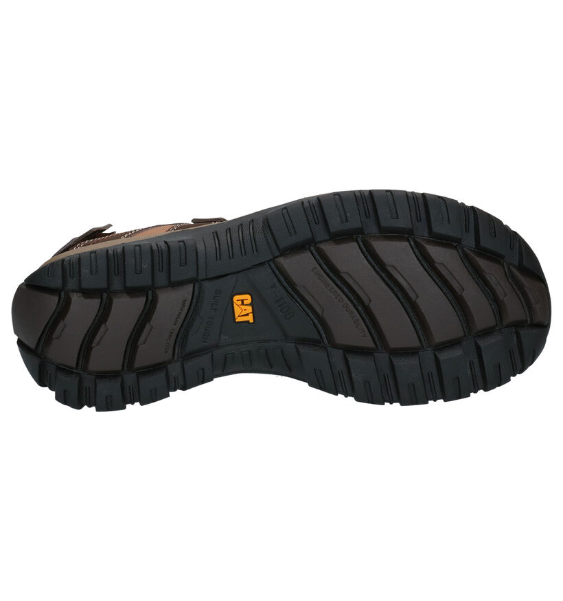 Caterpillar Giles Sandales en Brun en simili cuir (266927)