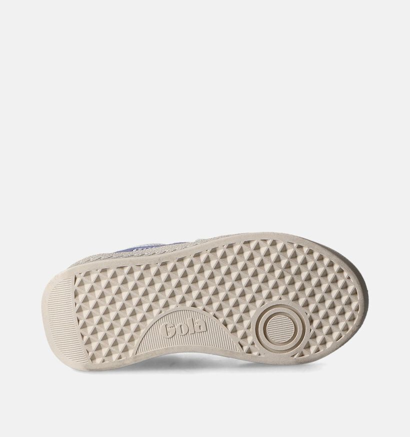Gola 162 Granslam Trident Strap Baskets en Blanc pour garçons, filles (352375) - pour semelles orthopédiques