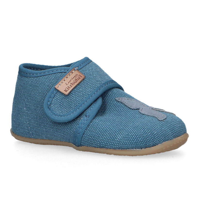 Living Kitzbühel Pantoufles pour bébé en Bleu clair pour garçons (309796)