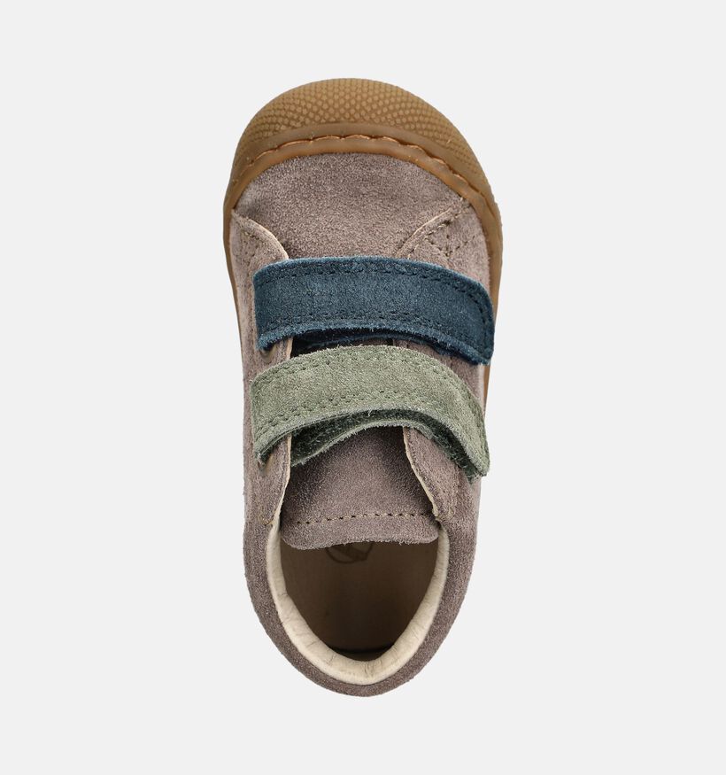 Naturino Corkel VL Grijze Babyschoenen voor jongens (380162) - geschikt voor steunzolen
