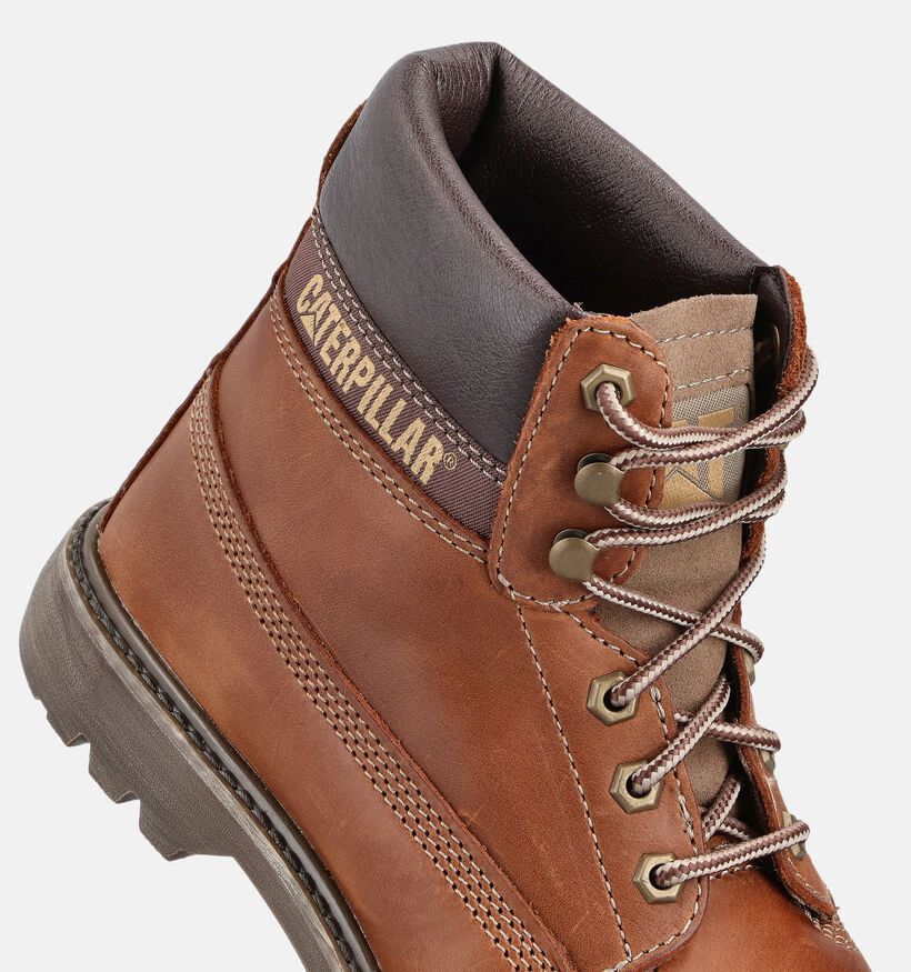 CaterpillarColorado Boots à lacets en Beige pour hommes (361109) - pour semelles orthopédiques