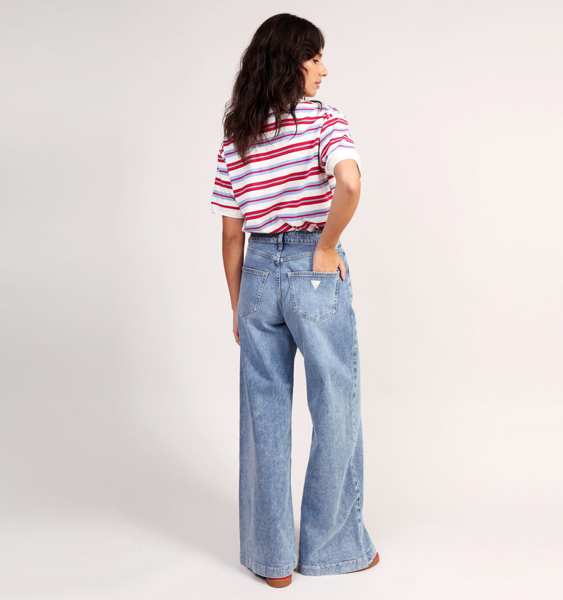 Guess Blauwe Wide Leg Jeans voor dames (360692)