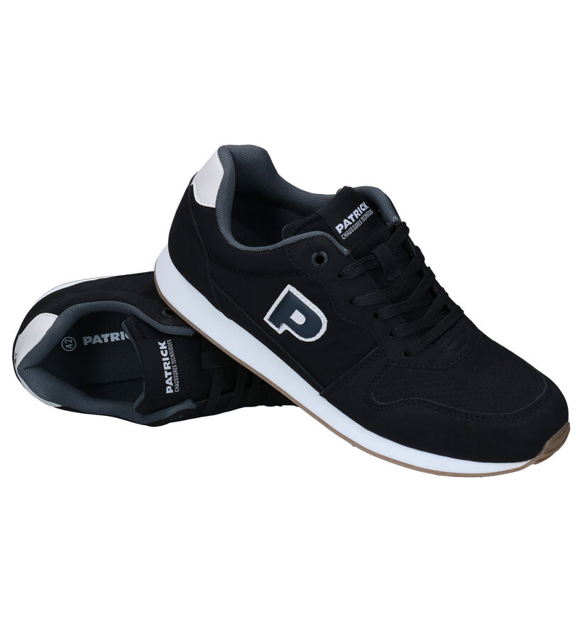 Patrick Vegan Zwarte Sneakers in stof (291122)