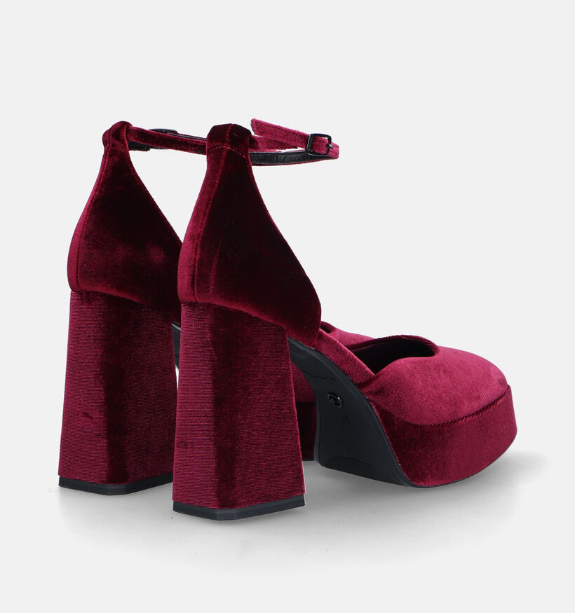 Tamaris Bordeaux Platform pumps voor dames (330538)